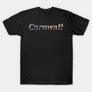 St Michael's Mount, Cornwall, Text T-Shirt